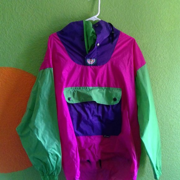 Vintage Other - 90s Vintage KwaybyKway Windbreaker Colorblock